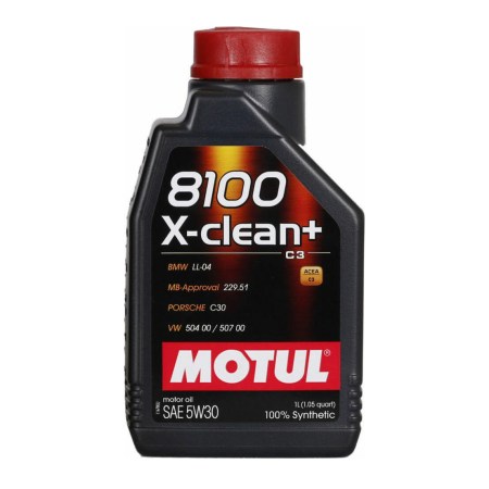 Motul Συνθετικό Λάδι Αυτοκινήτου 8100 X-Clean+ 5W-30 C3 1lt