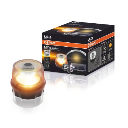 Φάρος Ασφαλείας Αυτοκινήτου Μαγνητικός Osram LEDguardian Road Flare Signal V16 9V 8.3 x 5.7 cm Πορτοκαλί 1ΤΜΧ